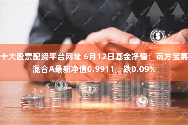 十大股票配资平台网址 6月12日基金净值：南方宝嘉混合A最新净值0.9911，跌0.09%