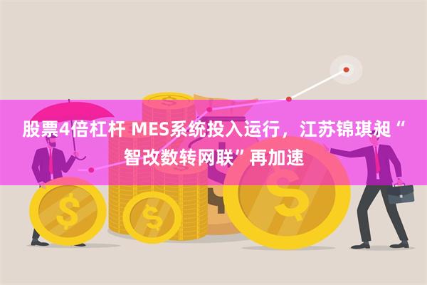 股票4倍杠杆 MES系统投入运行，江苏锦琪昶“智改数转网联”再加速