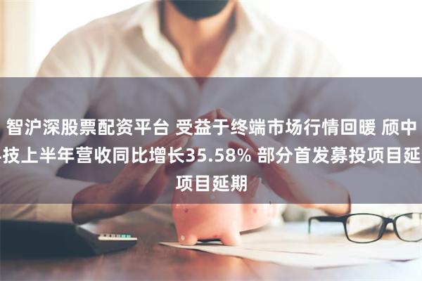 智沪深股票配资平台 受益于终端市场行情回暖 颀中科技上半年营收同比增长35.58% 部分首发募投项目延期