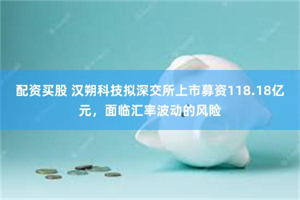 配资买股 汉朔科技拟深交所上市募资118.18亿元，面临汇率波动的风险