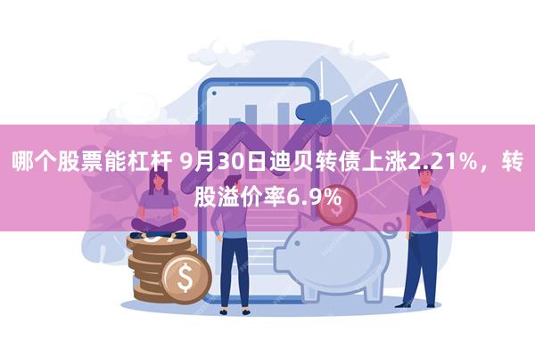 哪个股票能杠杆 9月30日迪贝转债上涨2.21%，转股溢价率6.9%