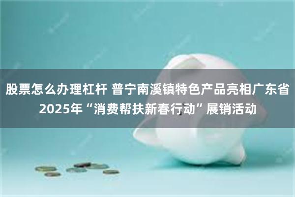 股票怎么办理杠杆 普宁南溪镇特色产品亮相广东省2025年“消费帮扶新春行动”展销活动