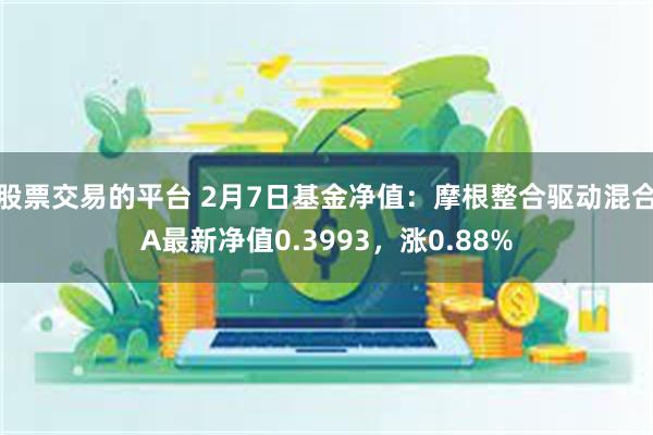 股票交易的平台 2月7日基金净值：摩根整合驱动混合A最新净值0.3993，涨0.88%